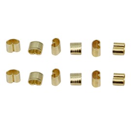 Yeebyee 12 Stück 2GT Gürtelklemme, Kupferschnalle, langlebiger Kabelverbinder, 3D-Drucker-Gürtelklemmen, passend für 6mm 3D-Drucker-Gürtel