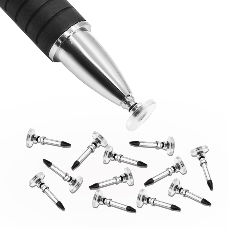 Uenhoy 12 Pcs Universal Stylus Tips Replacement Stylus Pen Disc