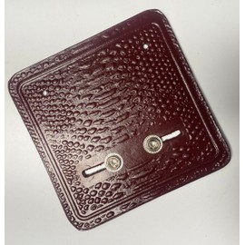 Universal Real Leather Wall Mount for Replica Adult and Kids Belt Maroon Color