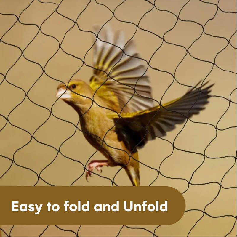 Nylon Mesh Anti Bird Netting [50 X 50] ft -
