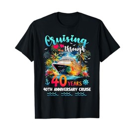 Cruising Anniversary Tropical Style Gift For Couple T-Shirt