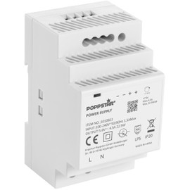 Poppstar DIN rail power supply P-60-5- 5V 22.5W (input 100-240 V AC 50/60 Hz, output 5 V DC 4.5 A 22.5 W)