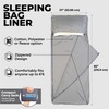 Tough Outdoors Sleeping Bag Liner - Adult Sleep Sack &