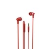 Hama Basic + In-Ear Binaural Wired Red – Headphones (Wired,