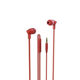 Hama Basic + In-Ear Binaural Wired Red – Headphones (Wired, In-Ear, Binaural, intraaural, 20 – 20000 Hz, Red)