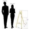 GRENTY Gold Easel Stand for Wedding Signs – No Assembly