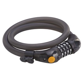 Prophete Combination Cable Lock with Holder - Multi-Colour, 15 mm/80 cm