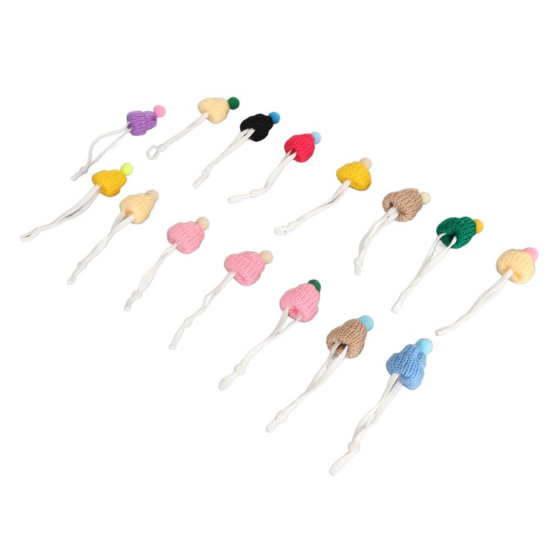 15pcs Small Christmas Knit Hats Exquisite Innovative Cute Stylish Small