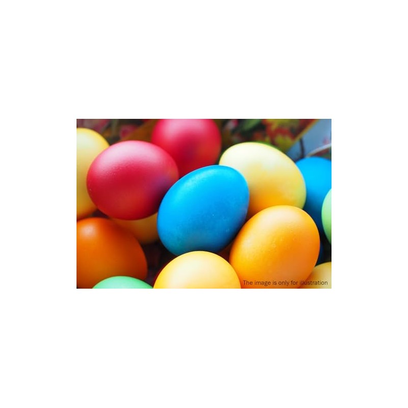Extra Easter Egg Dye Kit, 4 Colours, 10 Decorative Stickers,