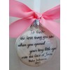 Miscarriage Gift In Memory Christmas Ornament Keepsake First Thing You