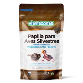 Papilla para Aves Silvestres 250g | Alimentación Manual y Recuperación | Papilla para Loros Alta Calidad y Fácil Preparación | Nutrición Balanceada y Sabor Único