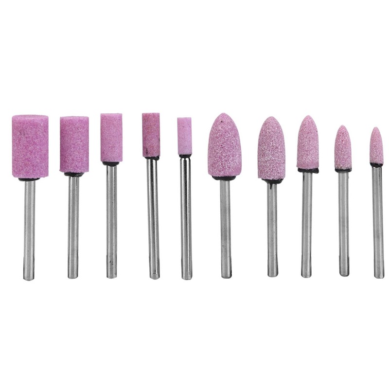 100Pcs Polishing Stone Head Grinding Wheel Burr Bit for Grinder