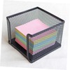 Operitacx 2pcs Note Pad Holder Memo Holder Desktop Note Dispenser