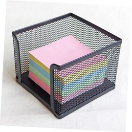 Operitacx 2pcs Note Pad Holder Memo Holder Desktop Note Dispenser Glasses Case Erasers for Kids Desktop Dispenser Miniature Phones Note Pads Self-Stick Note Dispenser Desktop Supplies Mesh