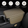 Ferianl Car Center Console Cover, Soft Car Armrest Box Pad