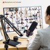 SUNMON HyperX QuadCast Boom Arm，Adjustable Suspension Microphone Boom Arm for