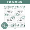Pack of 40 Serviettes Schön Dass Du Da Bist, Eucalyptus