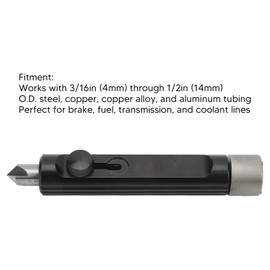 EIMSOAH Deburring Tool Brake Line, Efficiently Clean Brake Line Reamer,Achieve Optimal Brake Line Deburring Tool for Inside & Outside 3/16" to 1/2" Tubing