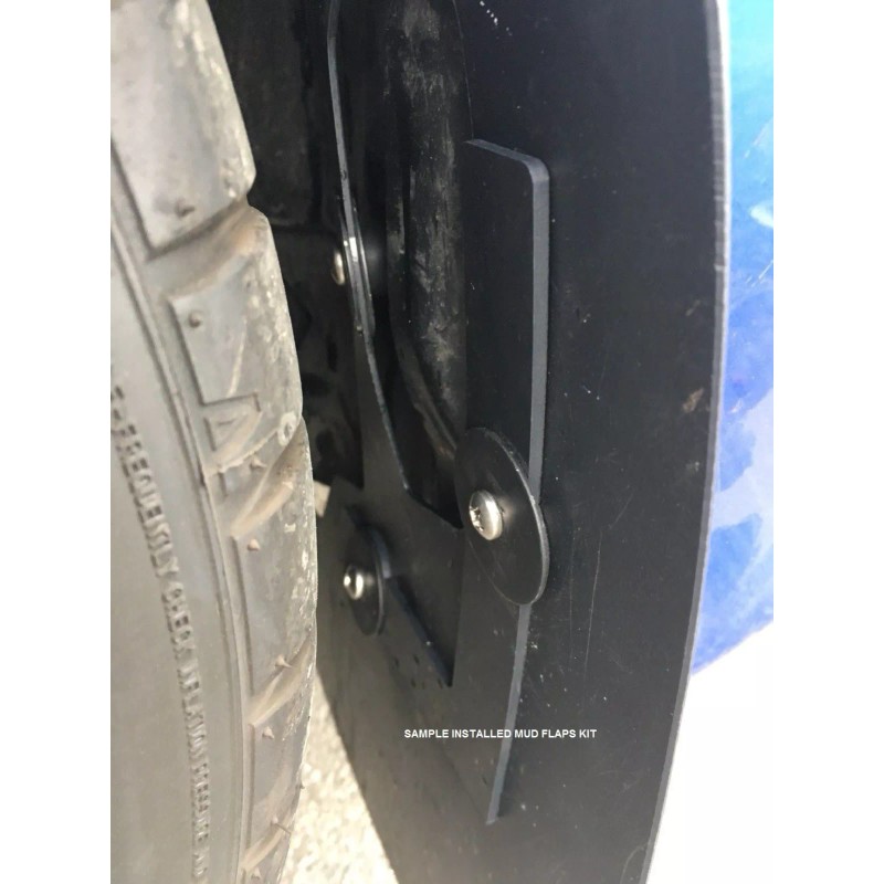 StreetRays [Originals] [SR] 2015-2021 Mud Flaps Set BLACK w/ Hardware