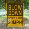 Joffreg Slow Down Speed Limit 20 MPH Sign,17 x12 Inches,Reflective