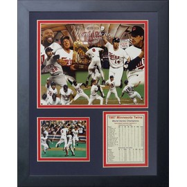 Legends Never Die "1987 Minnesota Twins Champions" Framed Photo Collage, 11 x 14-Inch (11341U)