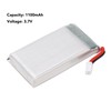 3.7V 1100mAh Battery With PH2.0 Connector Drone Flight Battery Li