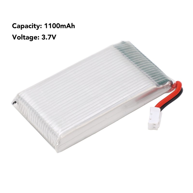 3.7V 1100mAh Battery With PH2.0 Connector Drone Flight Battery Li