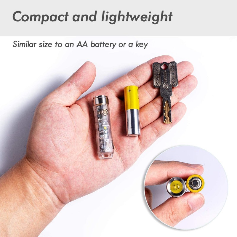 RovyVon Aurora A8 New 4th Keychain Flashlight, 650 Lumen Super