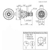 Gun Cabinet Original Homak Toolbox Lock 3/4" Replacement Lock Item#
