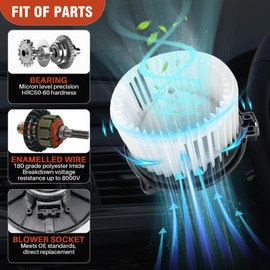 AC Heater Blower Motor with Fan Fit for Toyota Celica 2000-2005,Toyota RAV4 2001-2003,Scion tC 2005-2009,Replacement for OE# 87103-20160,87103-42040