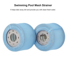 1/2 Pcs Swimming Pool Filter Cartridges Protective Nets Mesh Cover, Hot Tub Clever Spa Filters Cartridges Mesh Cover, Swimming Pool Mesh Strainer, Pool Strainer Tub Spa Accessories For Swimming Pool