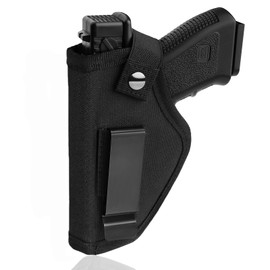 Gun Holster for Men/Women, 380 Holster, Pistol Holster for Glock 43x Holster, IWB/OWB 9mm Holsters, Right/Left Holster Fits Glock19,17,23,26,27,42,43 S&W M&P Sig (Black)