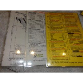 Quickn Reference NEW Diamond DA40 DA42 G1000 Aircraft Pilot Procedure Checklist Laminated Cards