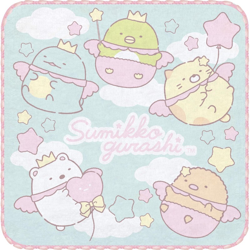 San-X CM45302 Sumikko Gurashi Mini Towel, Set of 3, Pink