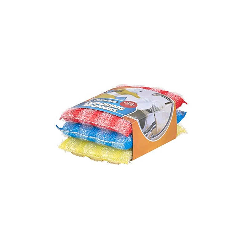 Superio Sponge, Multi, 3 Count