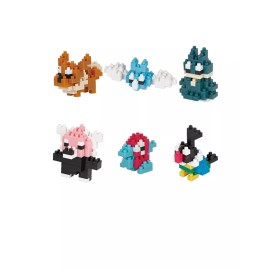 Nanoblock Pokémon Type Fire Set 1 (Blind Box Complete Set), Mininano Series Buil