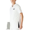 Medical Uniform White Coat Men's Jacket Short Sleeve KAZEN White