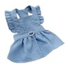 Vestido para Perros, Ropa Informal Azul Claro para Perros para