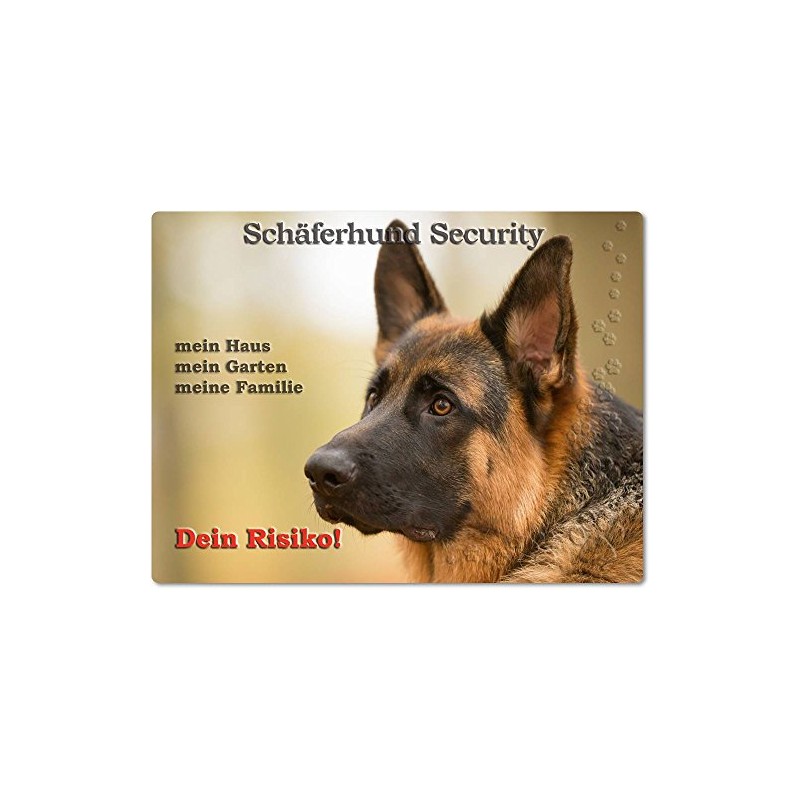 Merchandise for Fans Warning Sign Aluminium 15 x 20 cm