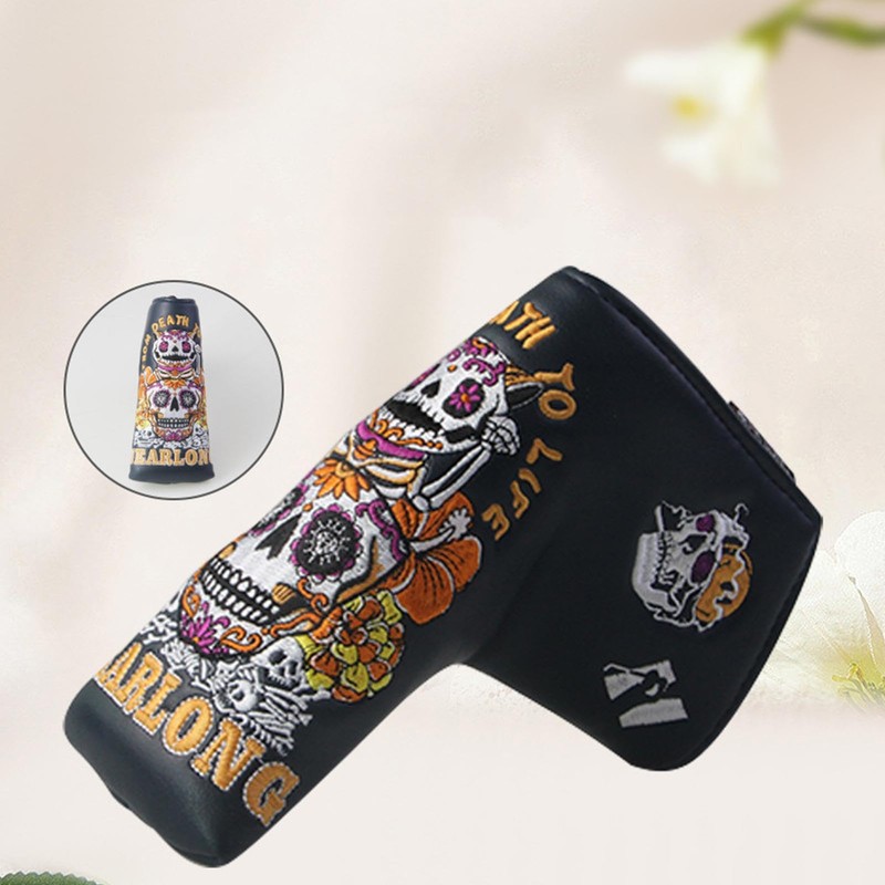 Golf Club Covers,Embroidery Protective Club Covers Golf Putter Head Covers