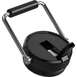 Jmoe USA Straw Lid for RTIC Jugs | Fits Half Gallon and One Gallon Water Bottles | Flip Straw Design, Tougher Grip, Thicker Steel, and Better Gasket | Made of BPA Free, Food-Grade Plastic