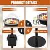 Wonderjune Sample Stand Black Metal Demo Stand Food Service Sample