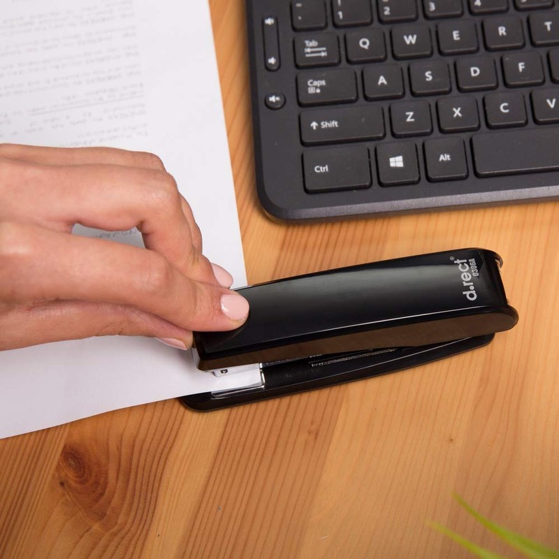 D.RECT 0306A Stapler Metal with Plastic Elements| Paper Stapler |