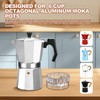 DITOSH Moka Pot Dosing Funnel Transparent Mocha Dispenser Precise Volume