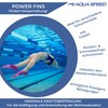 Aqua Speed Short Flippers For Adults And Children, High Tech