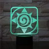 LED Blizzard Hearthstone Logo Changing Color USB Night Light and