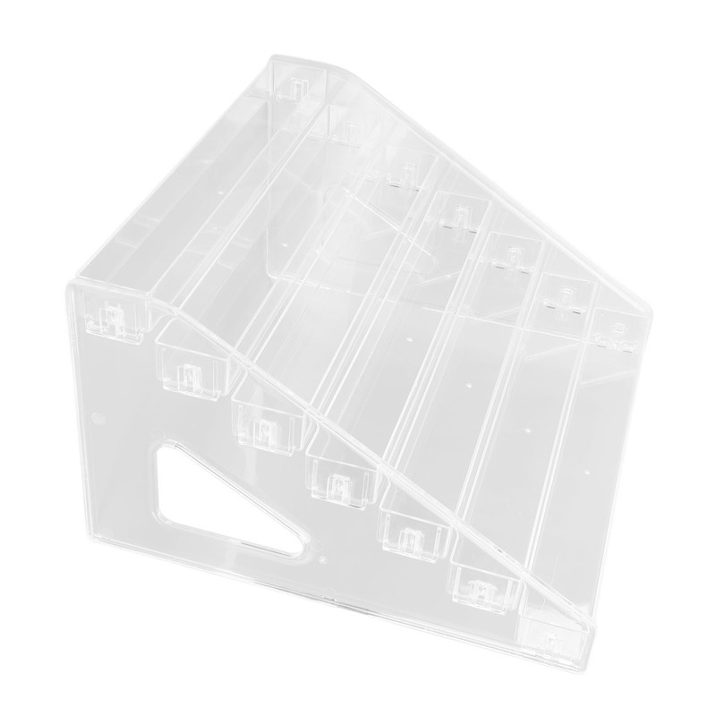 Cosmetic Storage Rack Acrylic 7 Layers Clear Nail Polish Display