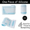 King Mills Waterproof Flexible Foldable Wireless Roll Up Keyboard Made