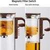 Enchanti Magic Tea Pot, 720ML Water Separation Glass Teapot with