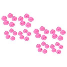 Pack of 40 Rubber Curling Irons, Creative and Practical Unique Rubber No Heat Curler Magic Soft Roll, Safe Hair Care Tool, (Pink)